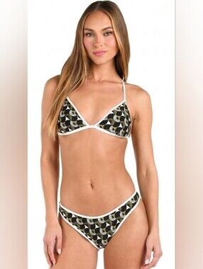 Sunshine 79 Womens Triangle Halter Bikini Swimsuit